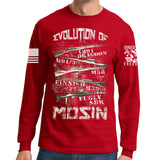 Evolution of Mosin Long Sleeve T-shirt