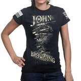 John Moses Browning Ladies T-shirt Style001