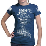 John Moses Browning Ladies T-shirt Style001
