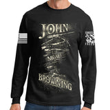 John Moses Browning Long Sleeve T-shirt Style001