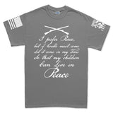 I Prefer Peace Men's T-shirt Style001