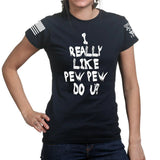 I Really Only Pew Ladies T-shirt Style001