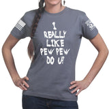 I Really Only Pew Ladies T-shirt Style001