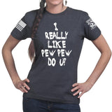 I Really Only Pew Ladies T-shirt