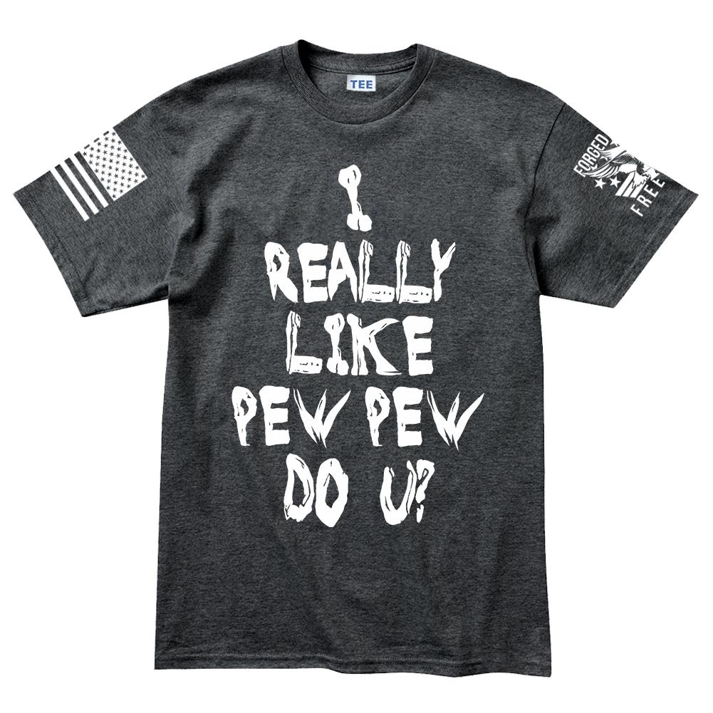 I Really Only Pew Men's T-shirt Style001