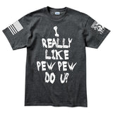 I Really Only Pew Men's T-shirt Style001
