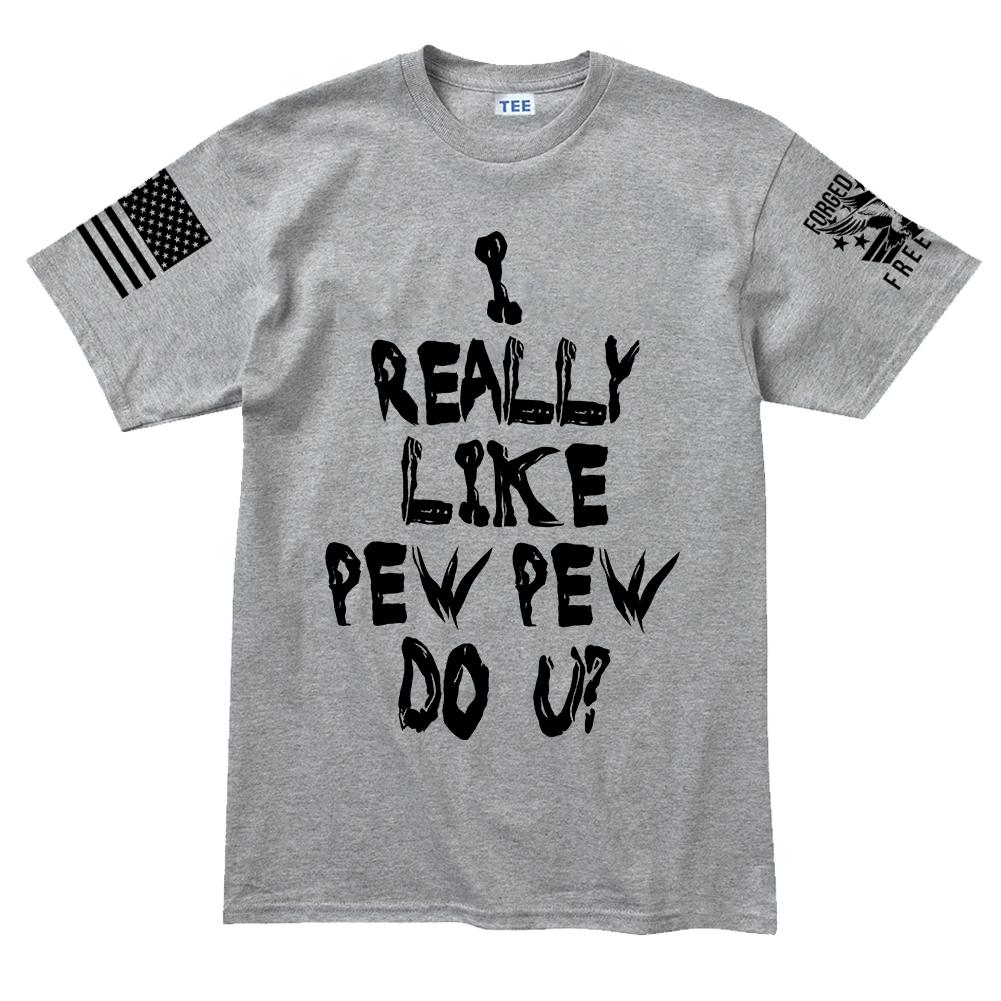 I Really Only Pew Men's T-shirt Style001