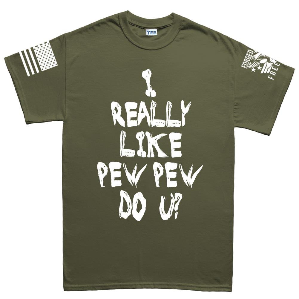 I Really Only Pew Men's T-shirt Style001