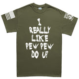 I Really Only Pew Men's T-shirt Style001