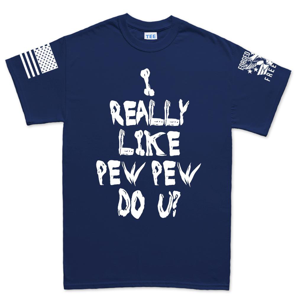 I Really Only Pew Men's T-shirt Style001