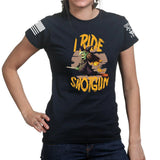 I Ride Shotgun Ladies T-shirt Style001
