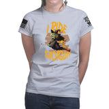 I Ride Shotgun Ladies T-shirt Style001