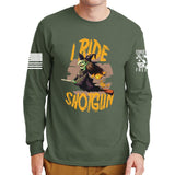 I Ride Shotgun Long Sleeve T-shirt Style001