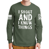 I Shoot And Know Things Long Sleeve T-shirt Style001
