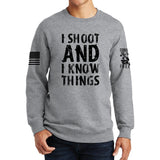 I Shoot And Know Things Sweatshirt Style001