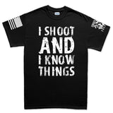 I Shoot And Know Things Men's T-shirt Style001