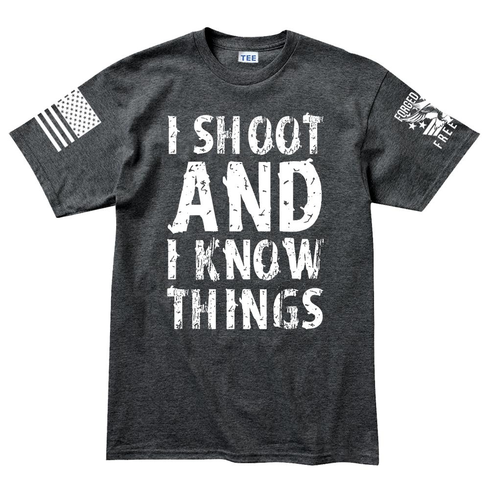 I Shoot And Know Things Men's T-shirt Style001