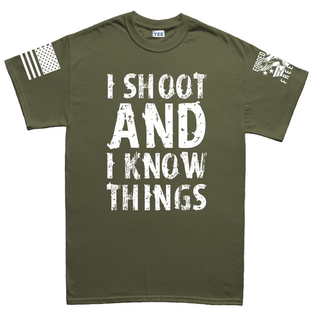 I Shoot And Know Things Men's T-shirt Style001