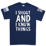 I Shoot And Know Things Men's T-shirt Style001