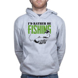 I'd Rather Be Fishing Hoodie Style001