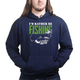 I'd Rather Be Fishing Hoodie Style001