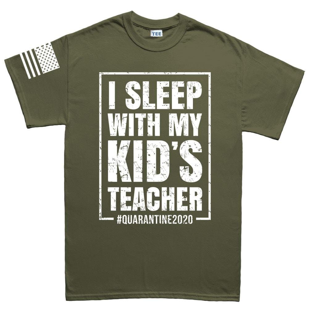 Mens I Sleep With My Kid's Teacher T-shirt Style001