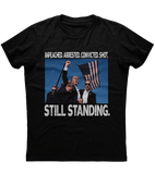 Impeached Arrested Convicted Short Trump T-Shirt (O)