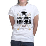 Ladies Independence Forever T-shirt Style001