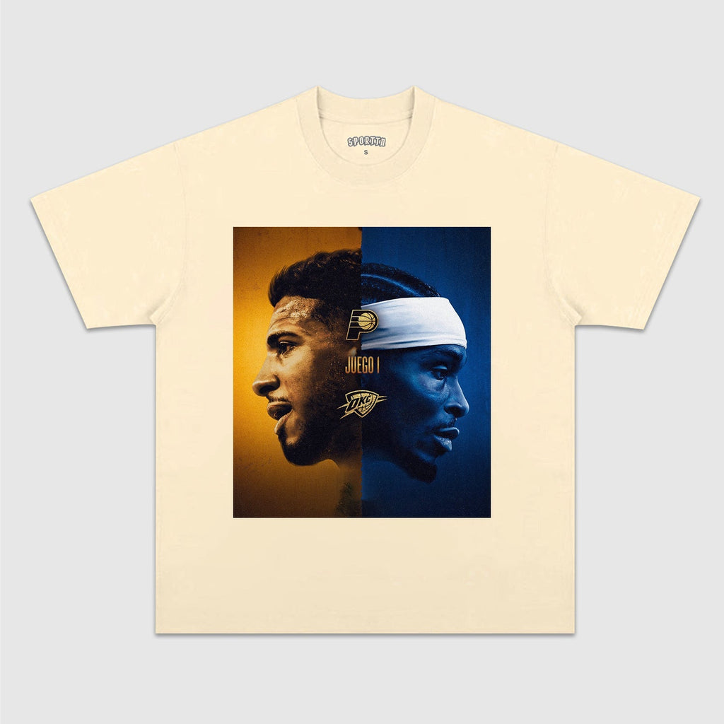 INDIANA PACERS VS OKLAHOMA CITY THUNDER TEE 6.6 Style001