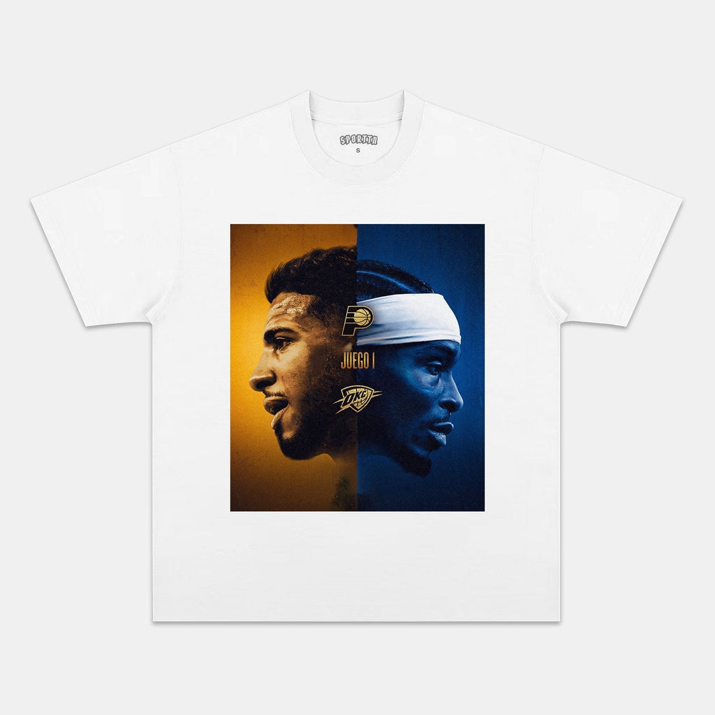 INDIANA PACERS VS OKLAHOMA CITY THUNDER TEE 6.6 Style001