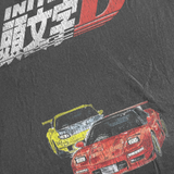 INITIAL D BLACK HEAVY WEIGHT TEE