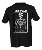 "Alone Skeleton" Black T-shirt