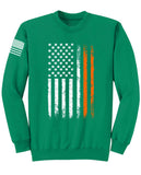Irish American Flag Sweatshirt Style001