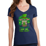 Irish I am Ladies V-Neck T-shirt