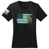 Irish Modern Minuteman Ladies T-shirt