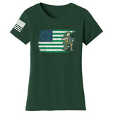 Irish Modern Minuteman Ladies T-shirt Style001