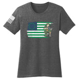 Irish Modern Minuteman Ladies T-shirt Style001