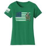 Irish Modern Minuteman Ladies T-shirt Style001