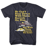 Jaws - 70s Barrels - Short Sleeve - Heather - Adult - T-Shirt