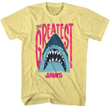Jaws - The Greatest - Short Sleeve - Heather - Adult - T-Shirt
