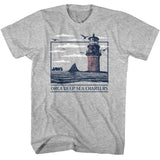 Jaws - Orca Deep Sea Charters - American Classics - Solid Gray Adult Short Sleeve T-Shirt