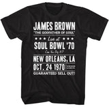 James Brown - Soul Bowl 1970 - Short Sleeve - Adult - T-Shirt