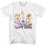 John Denver - Earth Songs Album Cover - American Classics - Solid White Adult Short Sleeve T-Shirt