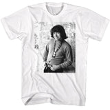 Jerry Garcia - Black & White Wall Drawings - Short Sleeve - Adult - T-Shirt