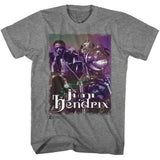 Jimi Hendrix - South Saturn Delta - Short Sleeve - Heather - Adult - T-Shirt