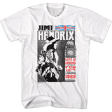 Jimi Hendrix - Live In London - Short Sleeve - Adult - T-Shirt
