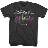 Jimi Hendrix - Signature And Multi Photo - American Classics - Solid Gray Adult Short Sleeve T-Shirt