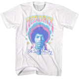 Jimi Hendrix - Pastel Both Sides - Short Sleeve - Adult - T-Shirt