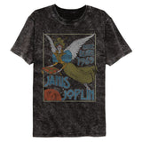 Janis Joplin Nouveau Angel Officially Licensed Adult Short Sleeve Mineral Wash T-Shirt