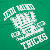Jedi Mind Tricks - Athletic College Alt - White Ink on Kelly Green Tee